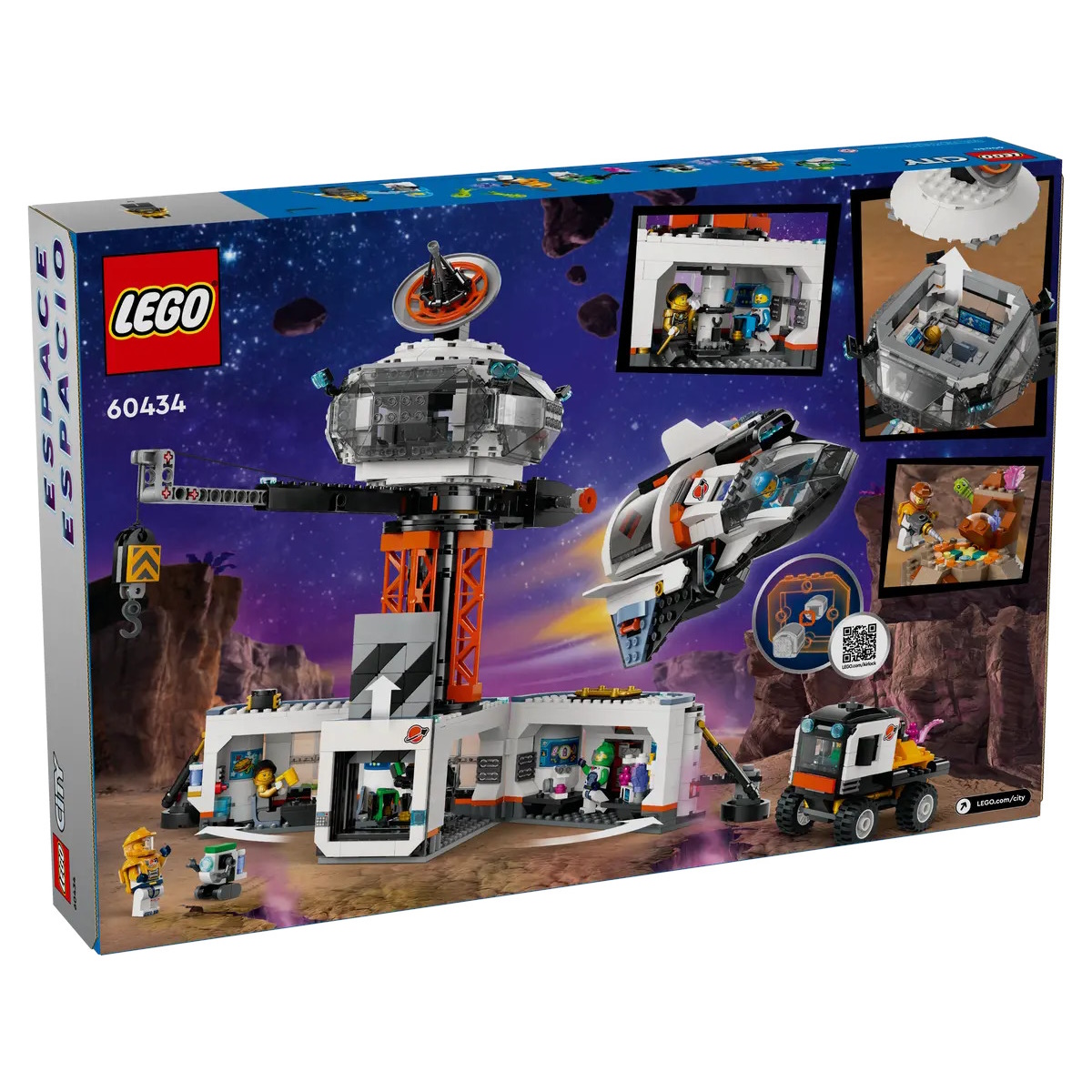 Конструктор LEGO City SpaceBase and RocketLaunchpad 1422 дет. - фото 7