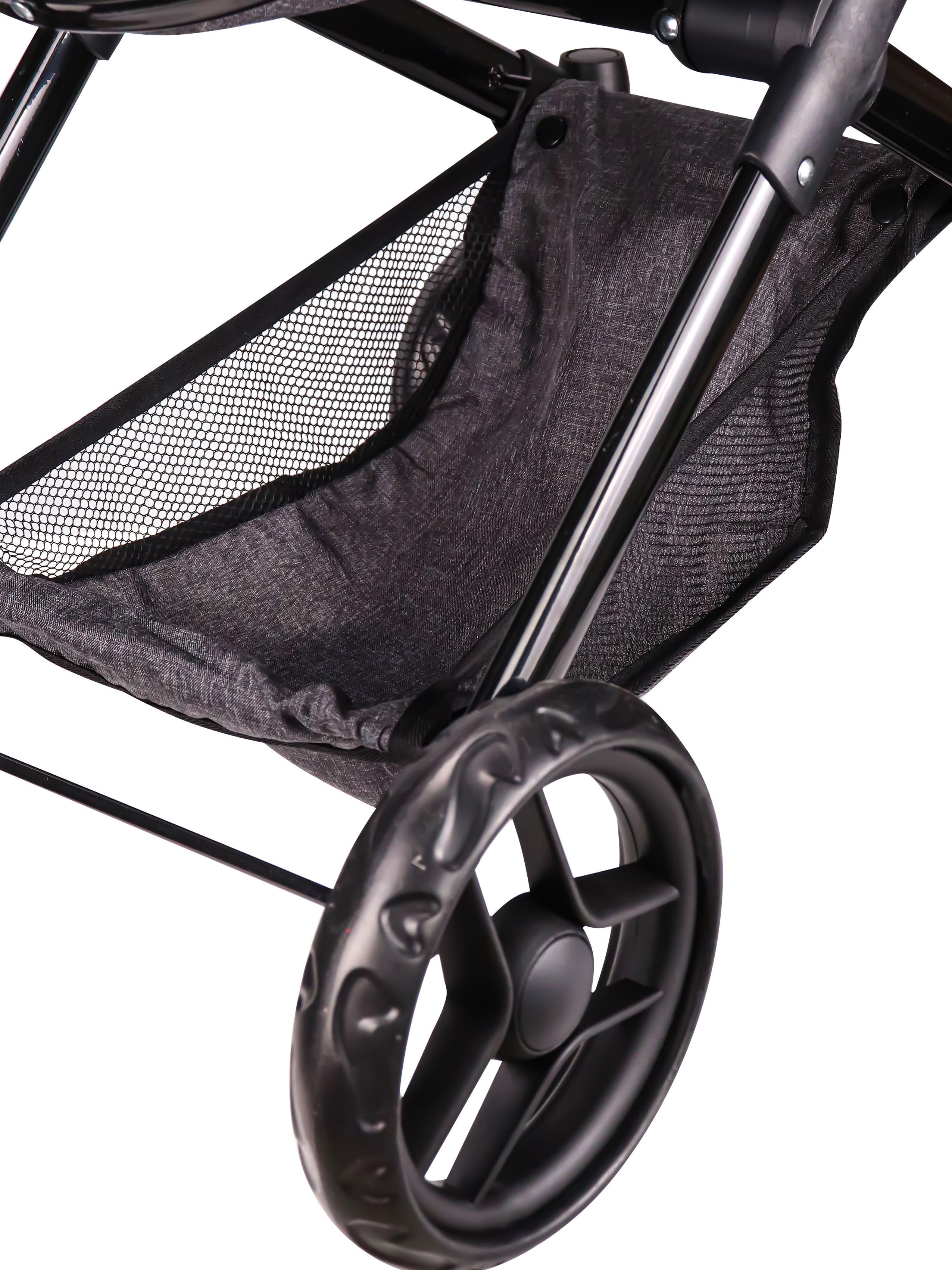 Коляска-трансформер для кукол Рыжий кот 9707-A - фото 5