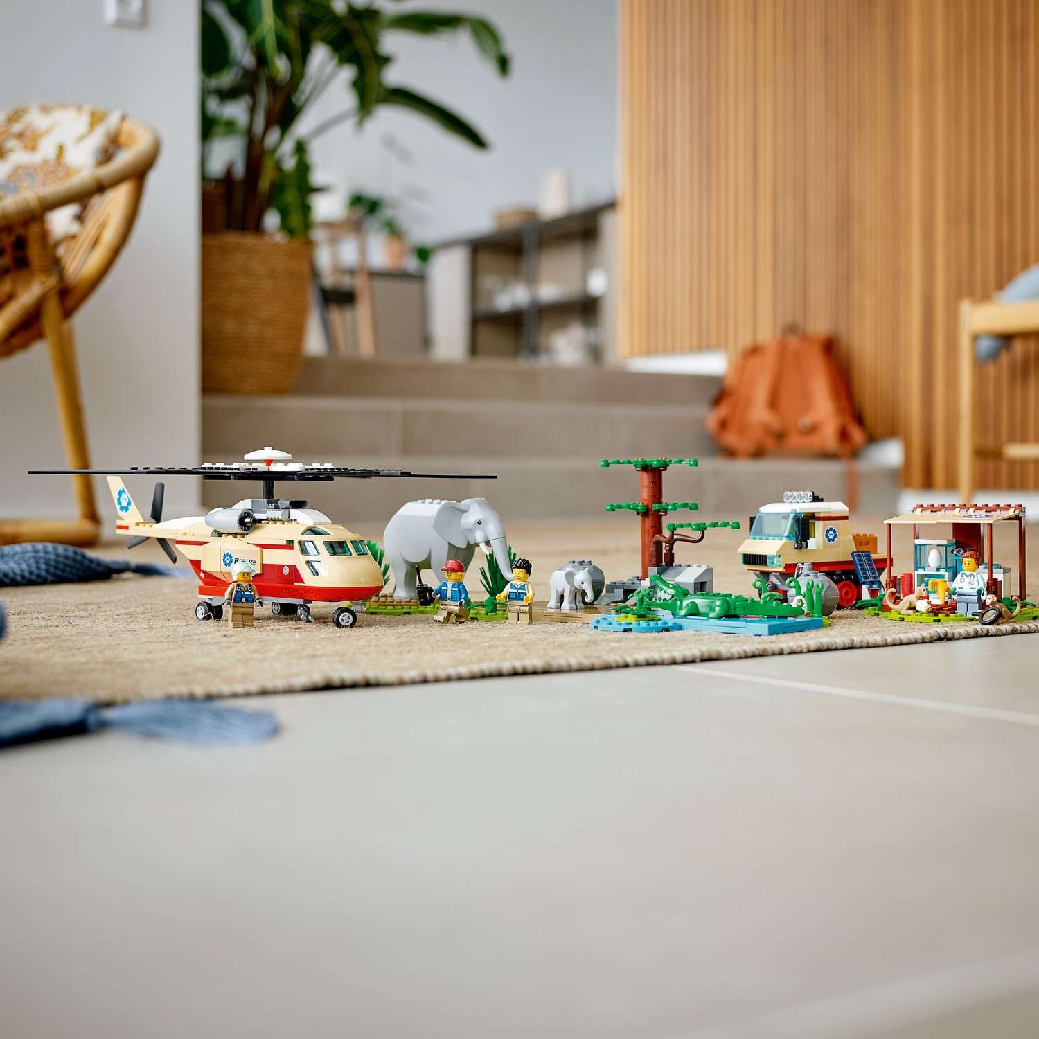 Конструктор LEGO City Wildlife Rescue Operation блочный - фото 8