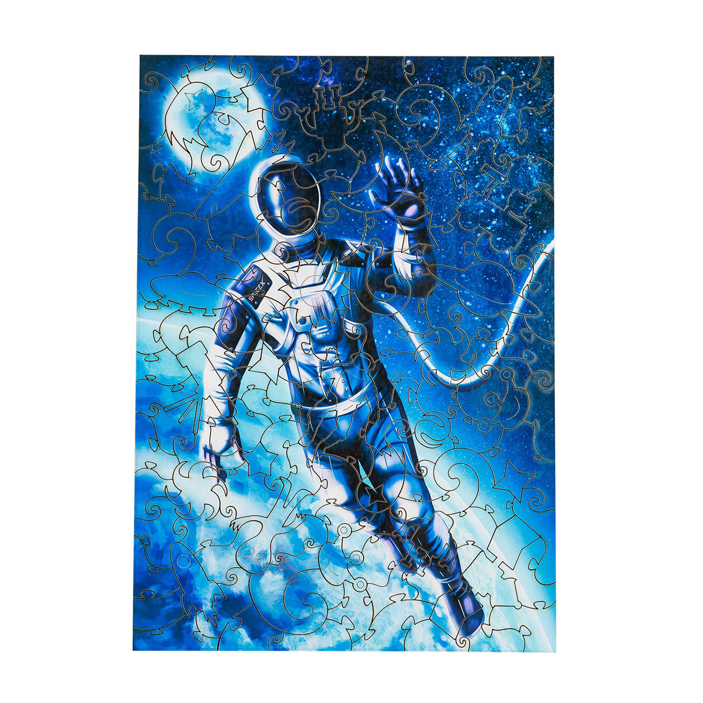 Пазл 1TOY Космонавт деревянный - фото 14