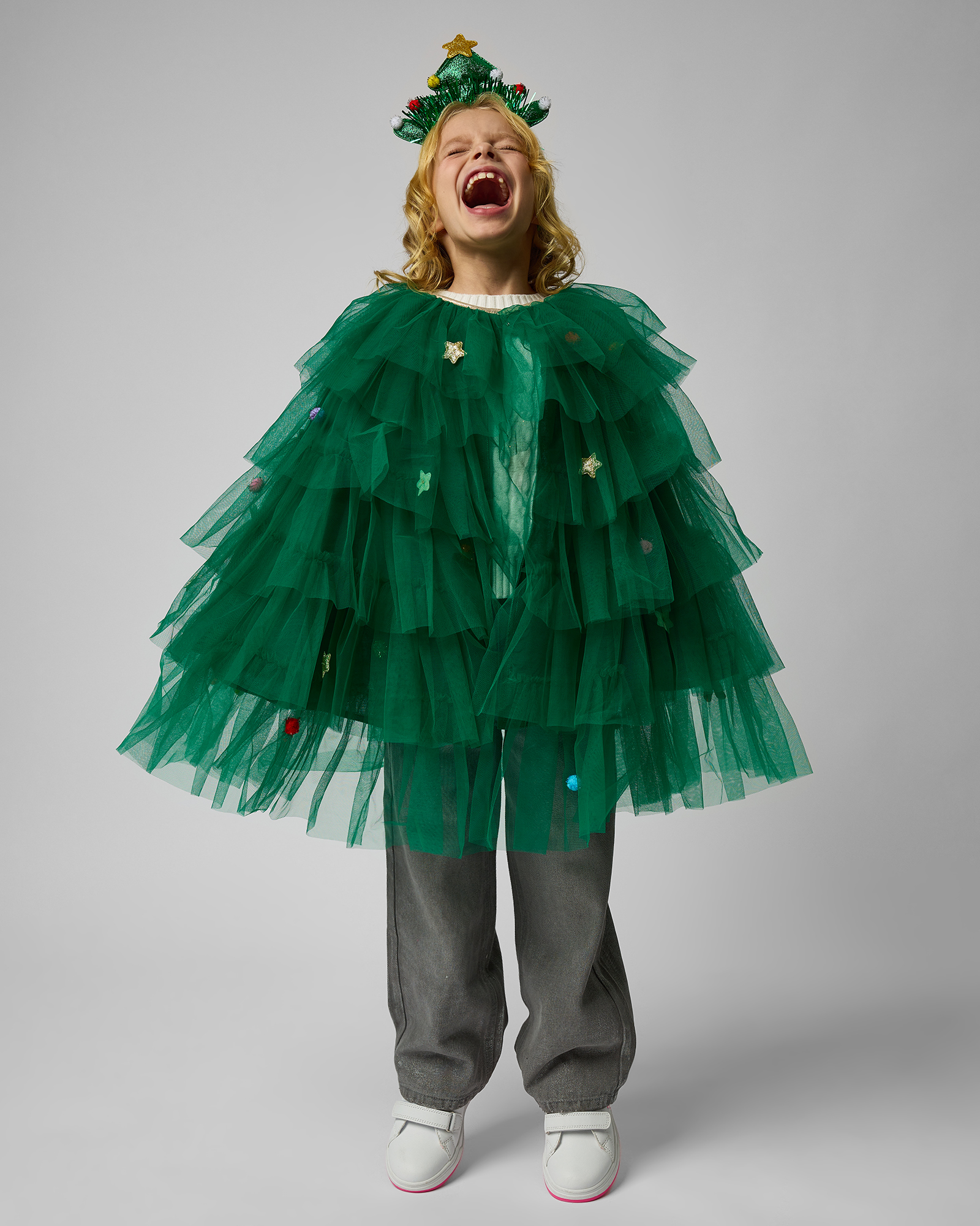 Костюм карнавальный Grimmo Ёлочка W24-CS01GRkg-44 - фото 10