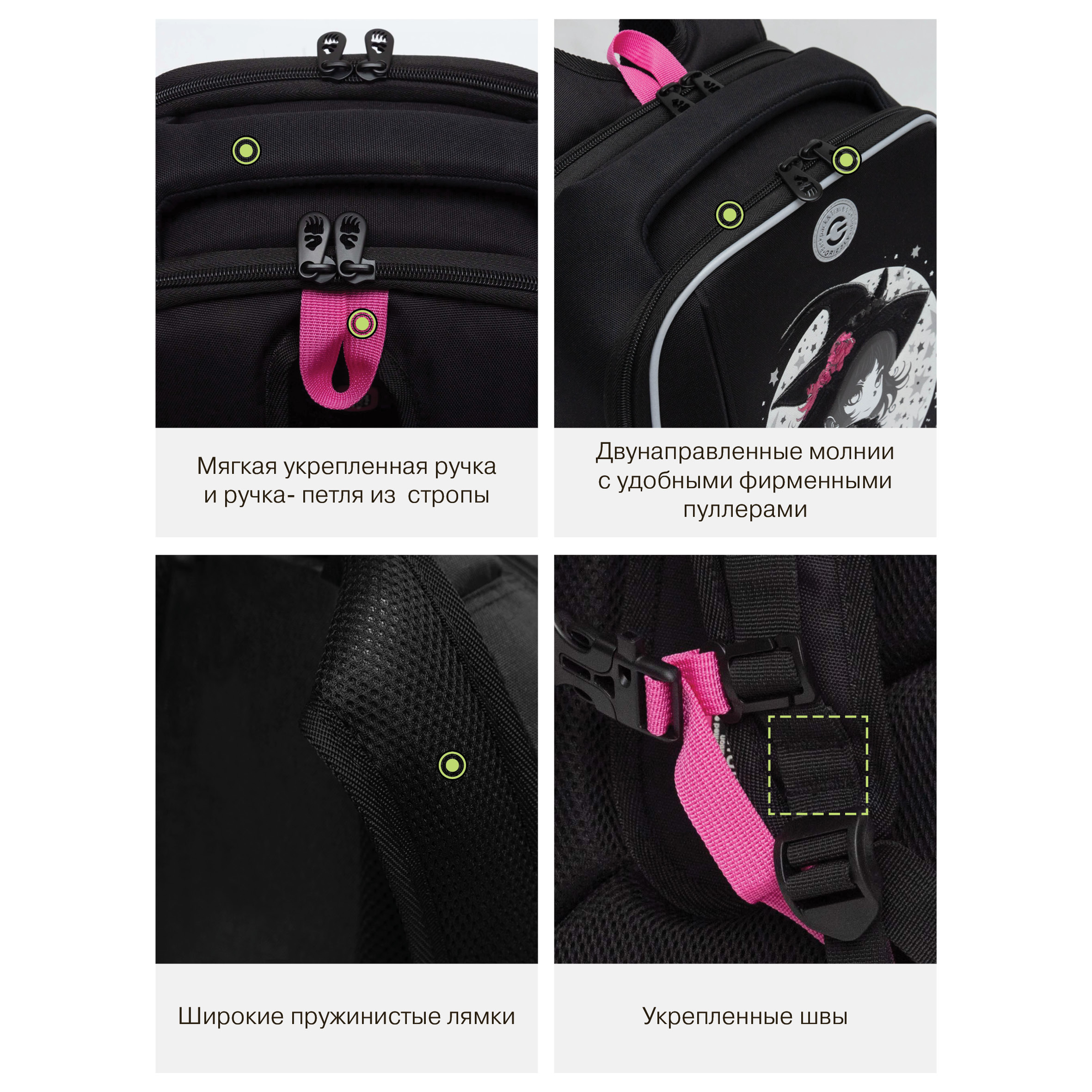 Ранец Grizzly для девочки - фото 15