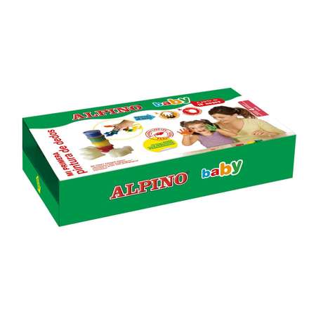 Краски пальчиковые ALPINO 4 цв.