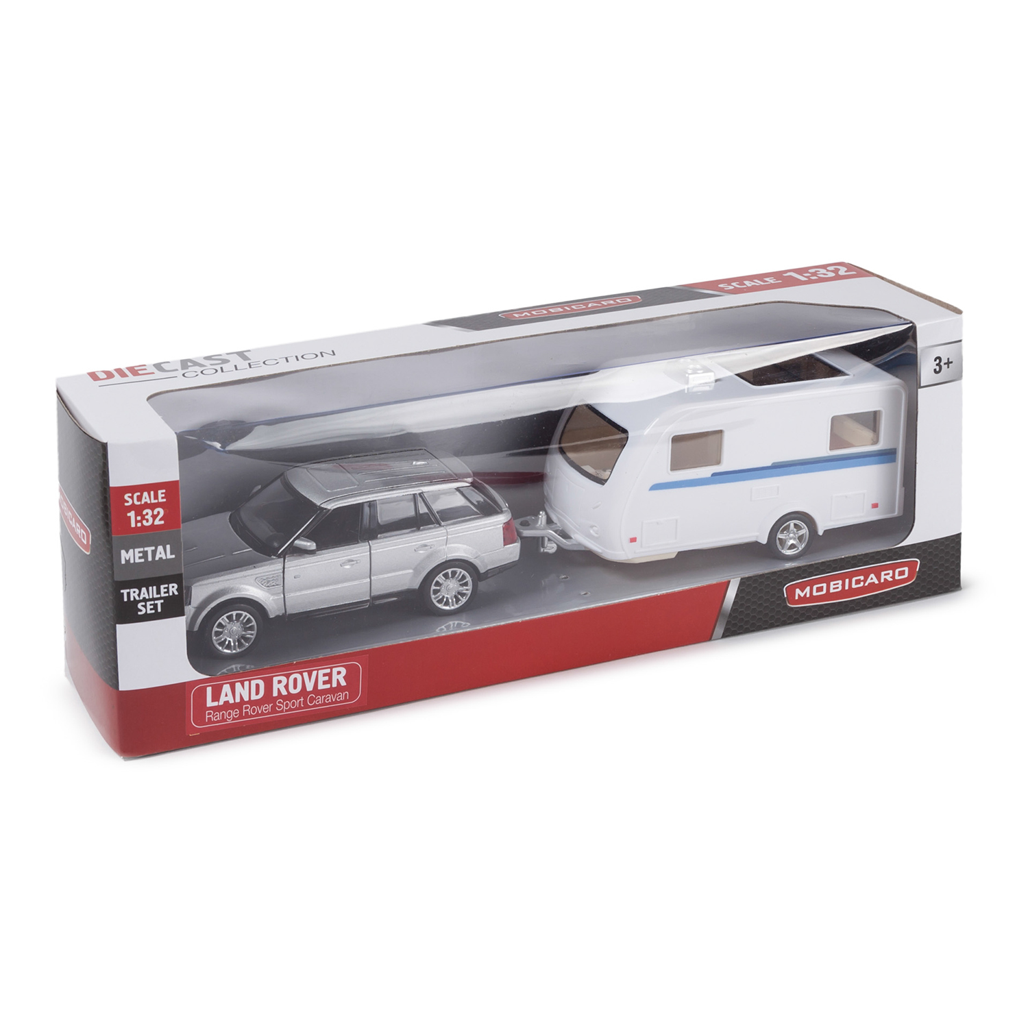 Автомобиль Mobicaro Land Rover Caravan с домом 1:32 544007-2TG(C) - фото 3