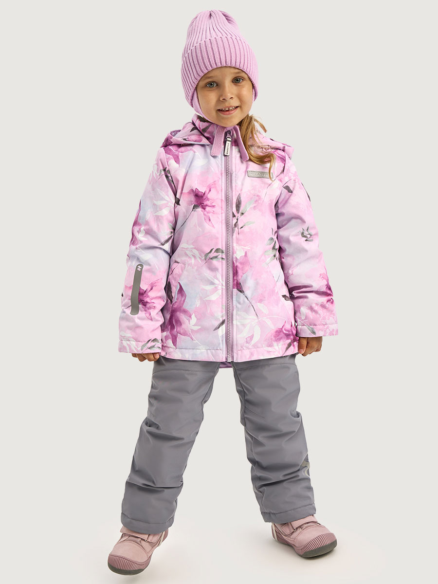 Костюм NIKASTYLE 7м3226 розовый/светло-серый - фото 1