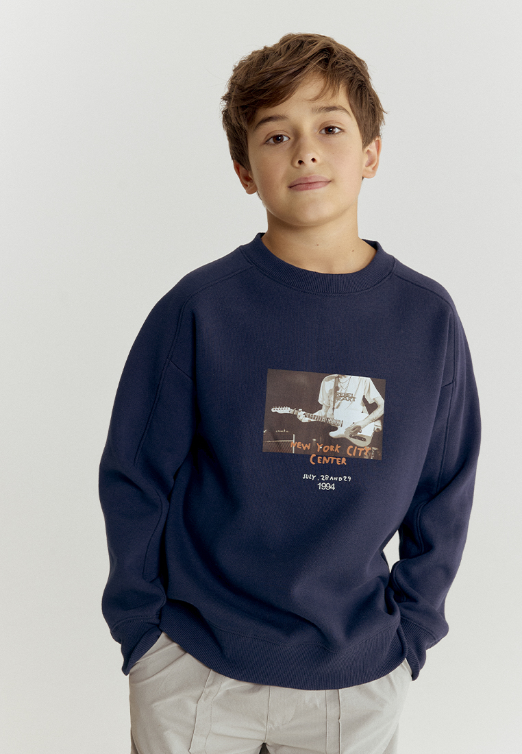 Cвитшот artie W25K04T-1350M/Синий - фото 1