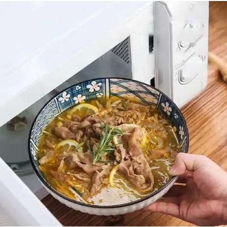 Тарелка ZDK Homium Japanese Collection Home глубокая цвет синий D23.5см