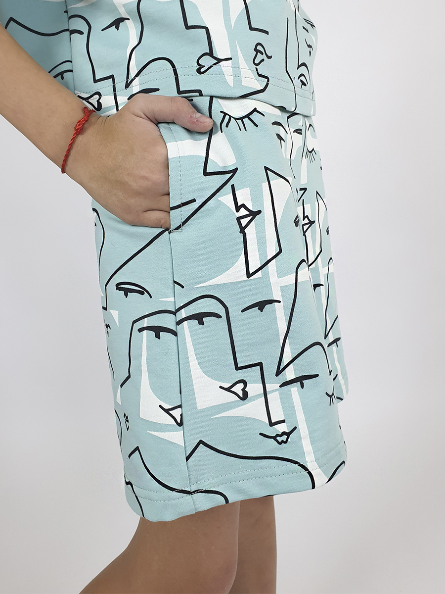 Футболка и шорты Luneva 02-132-1. - фото 3