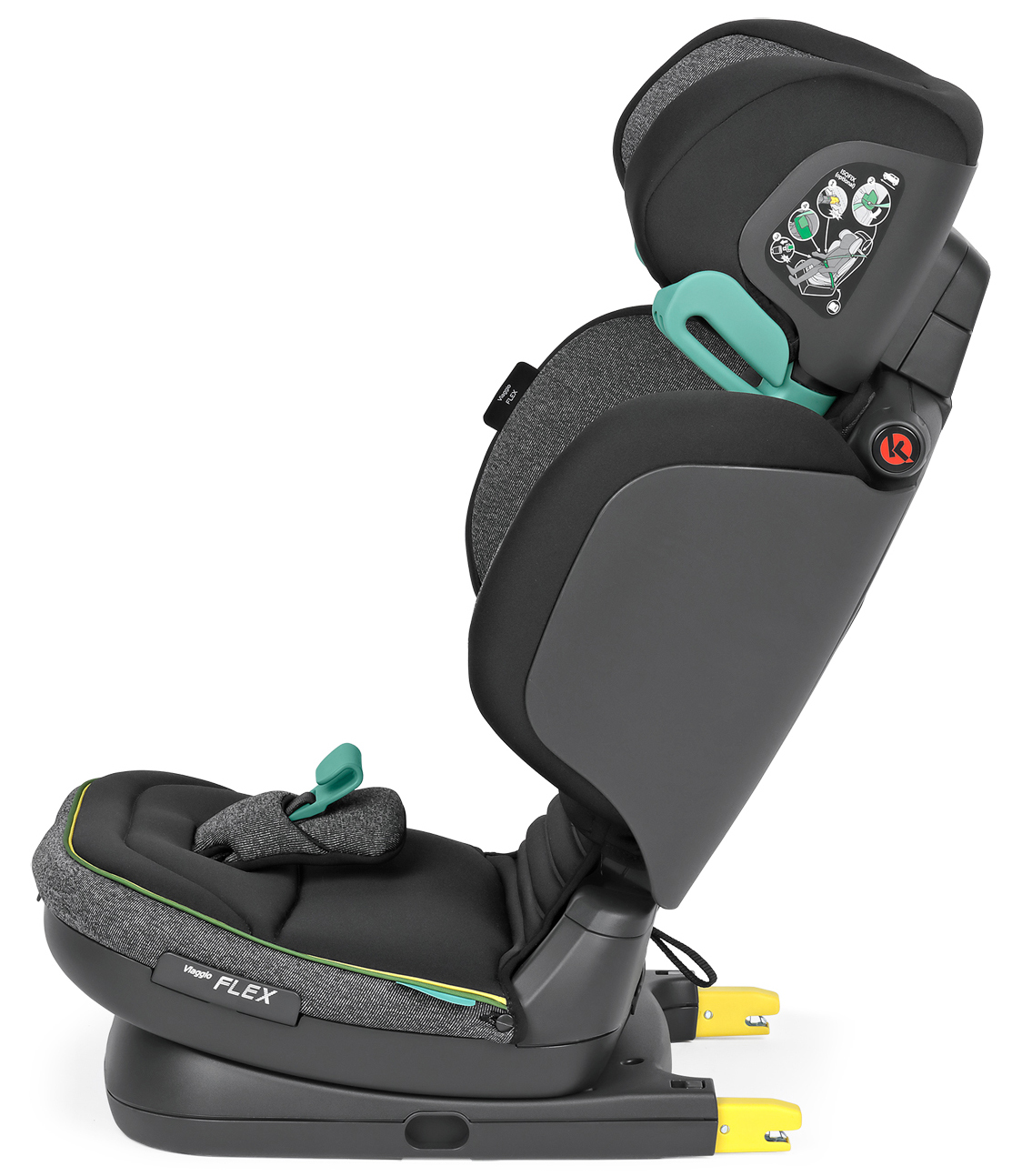 Автокресло Peg-Perego Flex Isofix 2/3 (15-36 кг) зеленый - фото 5