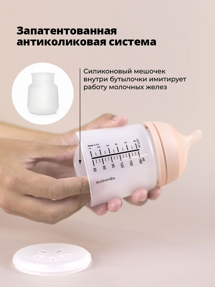 Бутылочка Suavinex 180 мл - фото 3