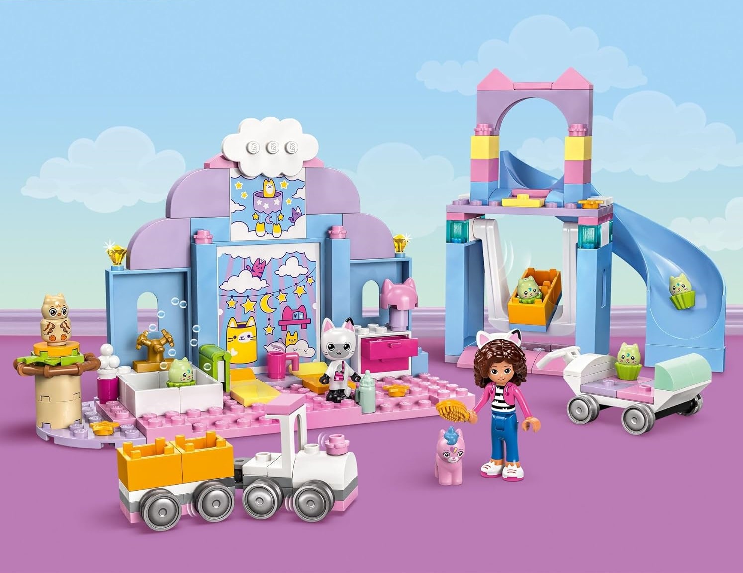 Конструктор LEGO Gabbys Dollhouse Ушко для котенка Габби 165 дет. - фото 3