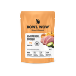 Полнорационный влажный корм BOWL WOW в соусе для кошек с чувствительным пищеварением с цыпленком и овощами 85г