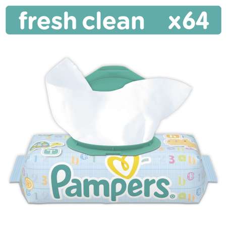 Влажные салфетки Pampers Fresh Clean 64 шт.
