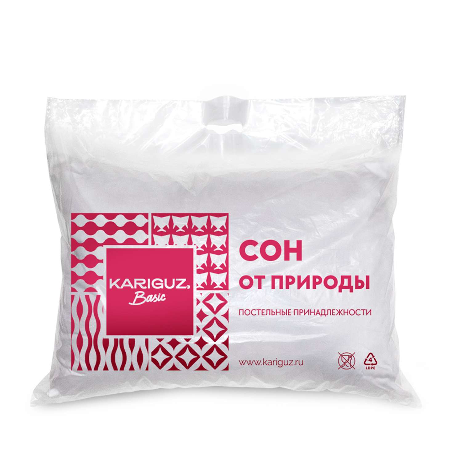 Подушка KARIGUZ классическая 50*68см Белый Уют10-3 - фото 3