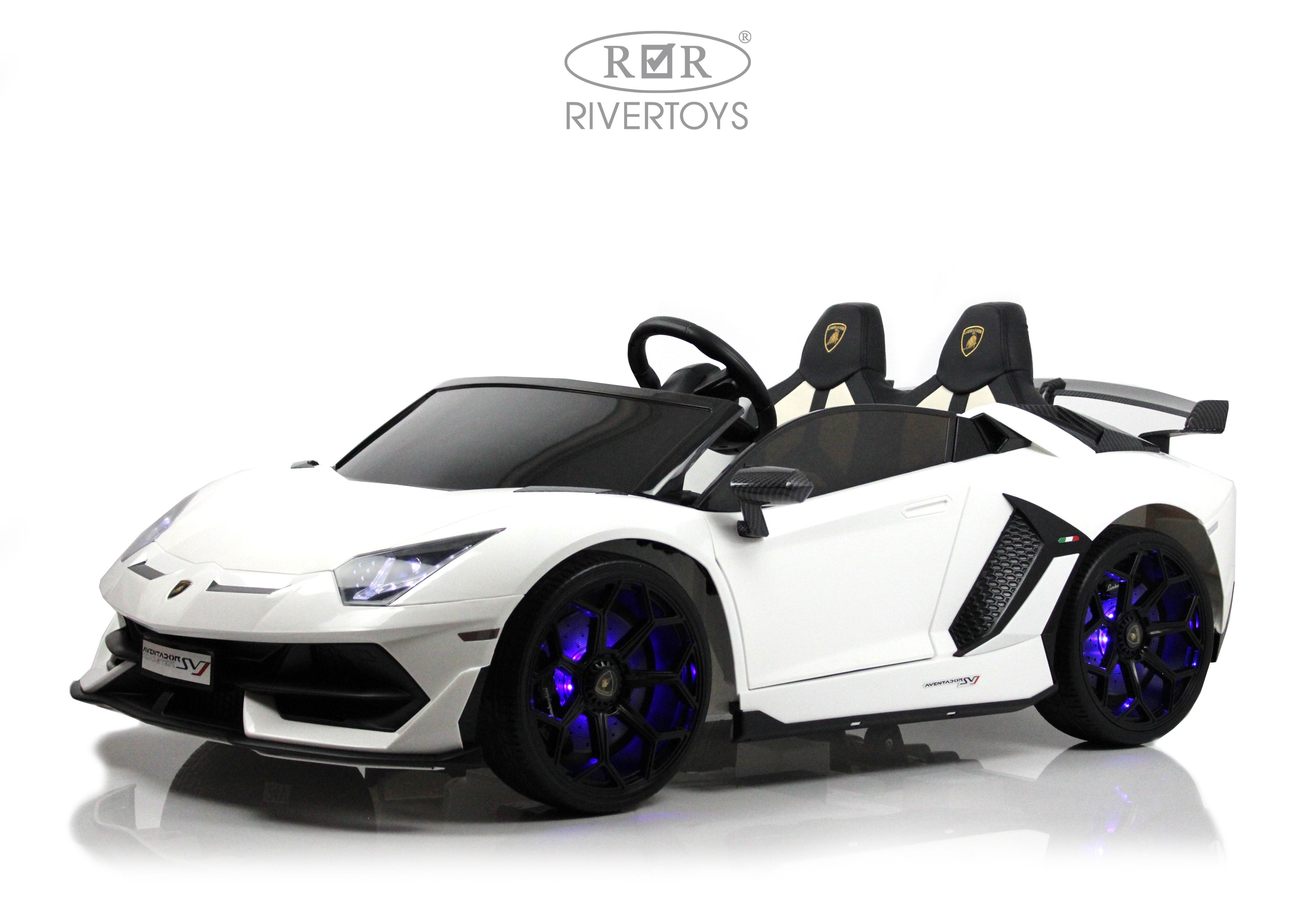 Электромобиль RIVERTOYS A111MP-WHITE С пультом ДУ - фото 23