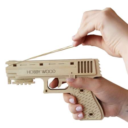 Конструктор HobbyWood Резинкострел Рекс деревянный