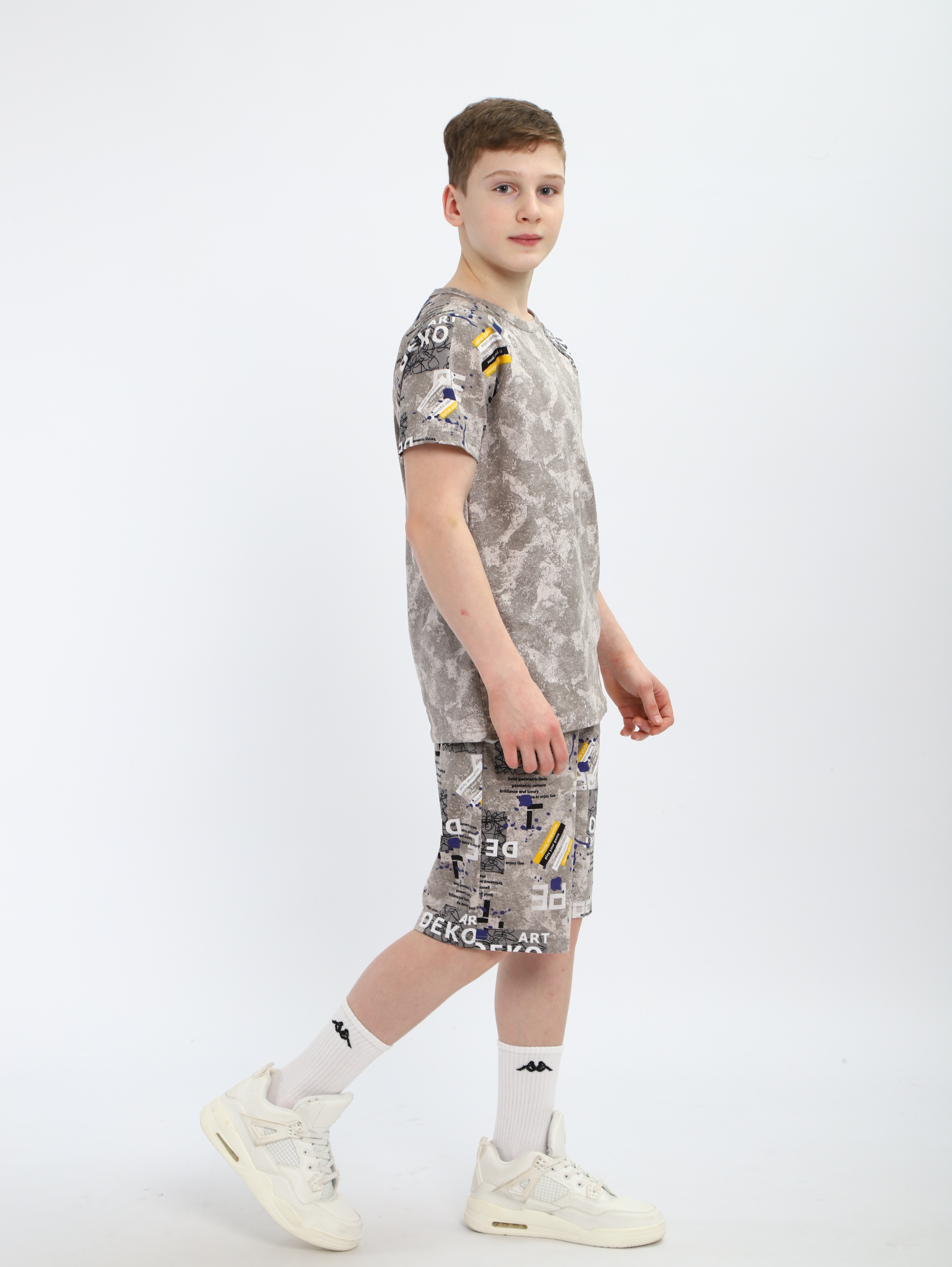 Костюм ЛАДОШКИ Комплект Андрей светло-серый - фото 2