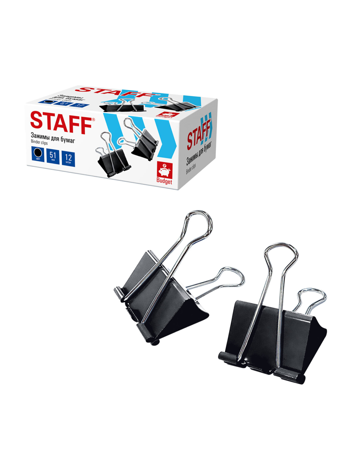 Зажимы Staff 12 шт. - фото 5