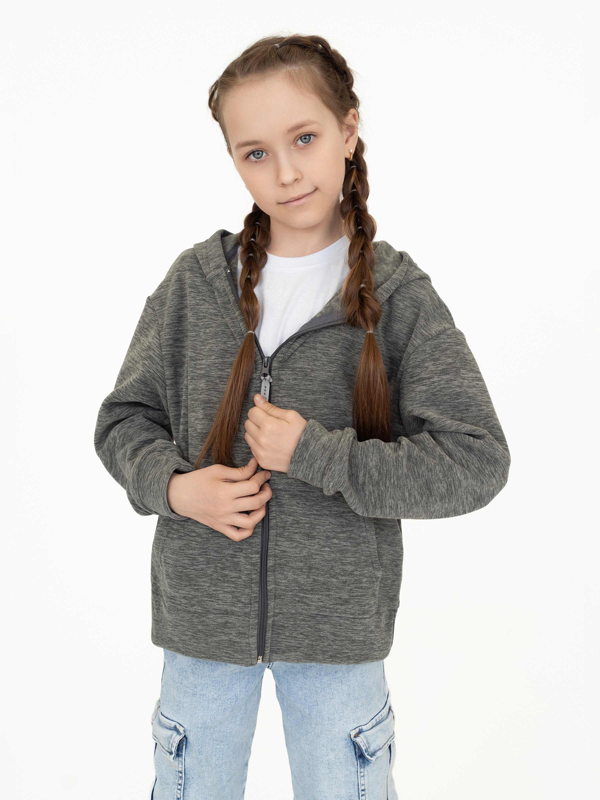 Толстовка Утенок 601кт серый - фото 31