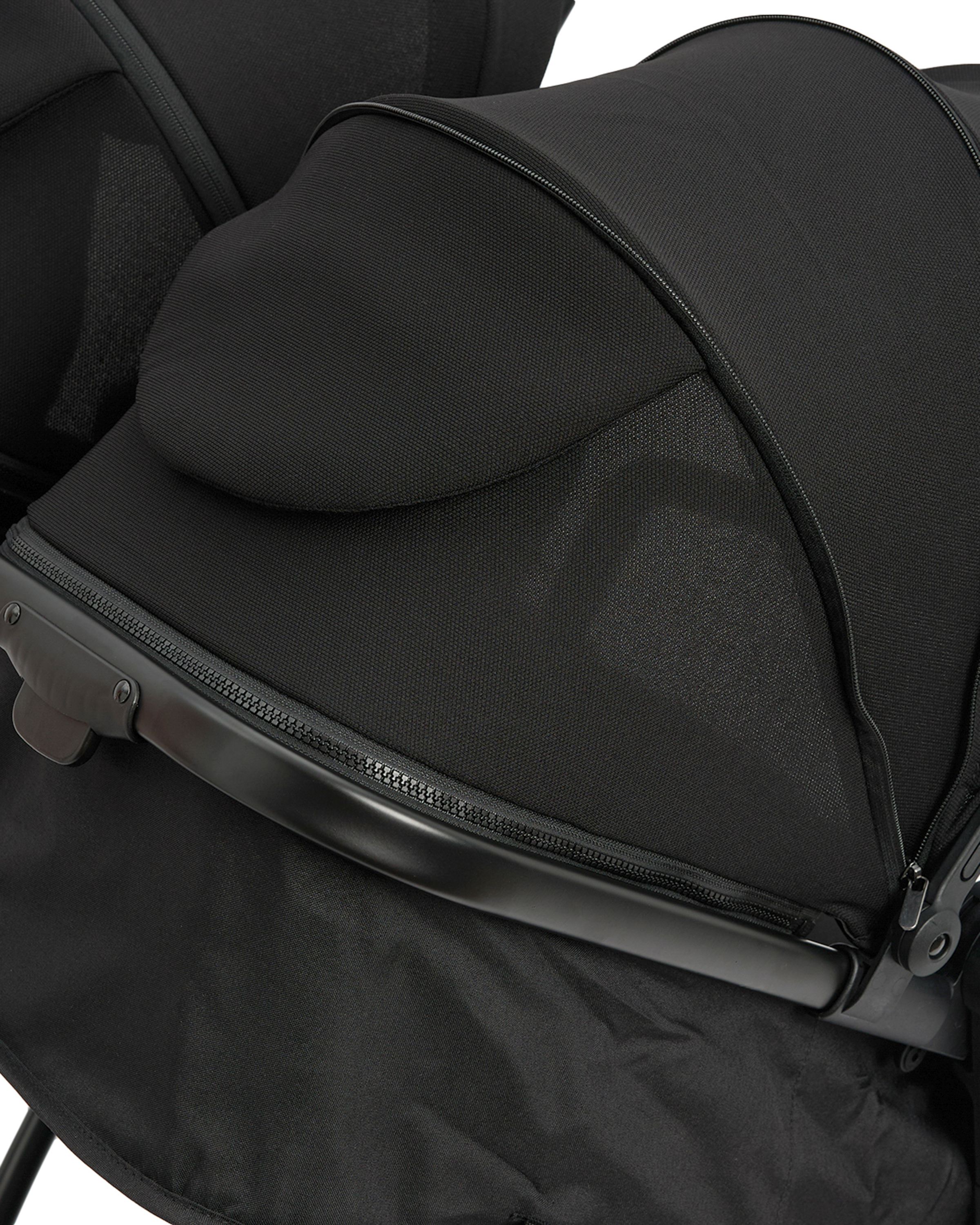 Коляска трансформер для двойни BabyGo Flexi Duo New черный - фото 24