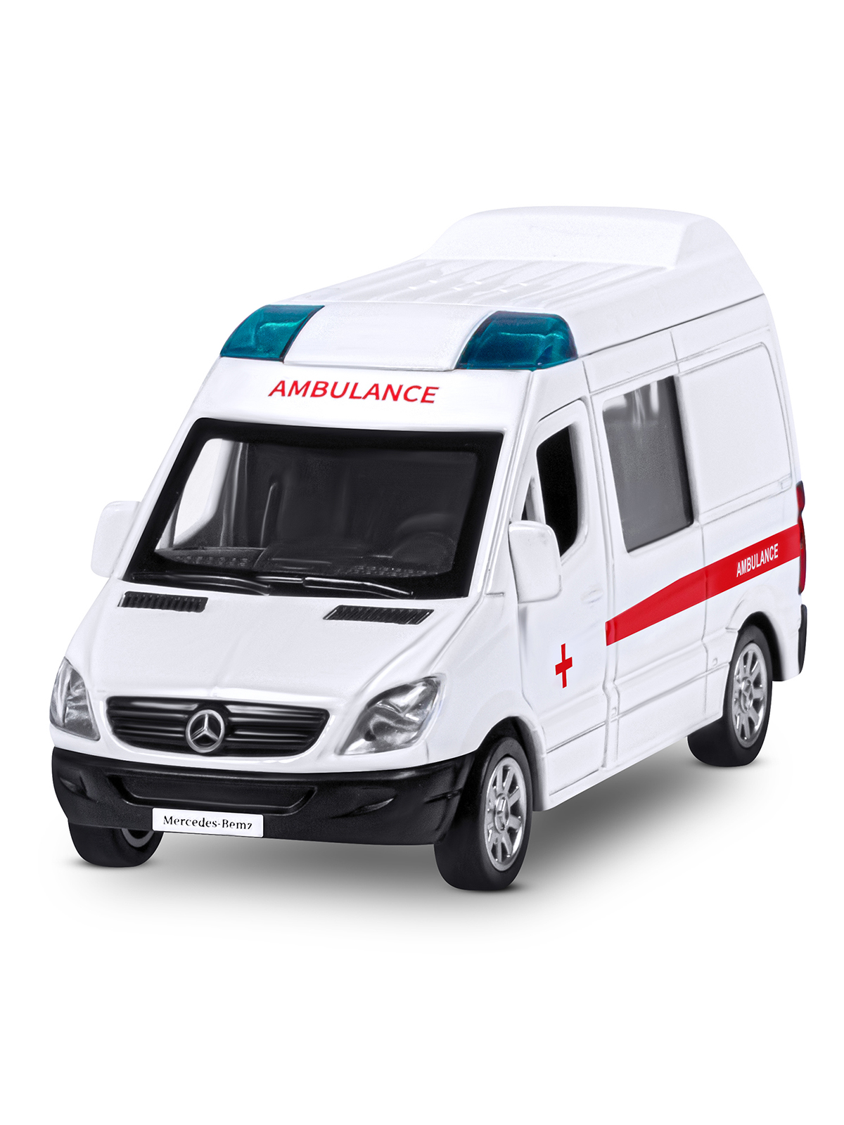 Скорая помощь АВТОпанорама Mercedes Benz Sprinter 1:53 Скорая 1:53 JB1251635 - фото 16