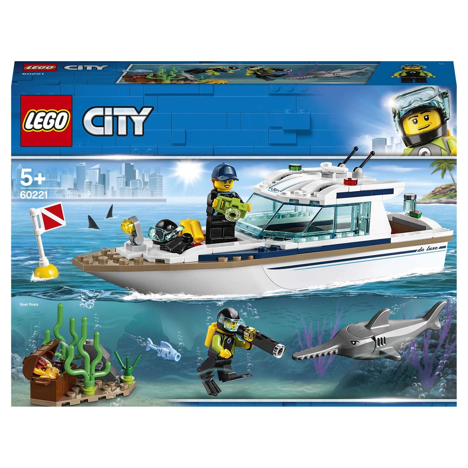 Конструктор LEGO City Great Vehicles Яхта блочный - фото 2