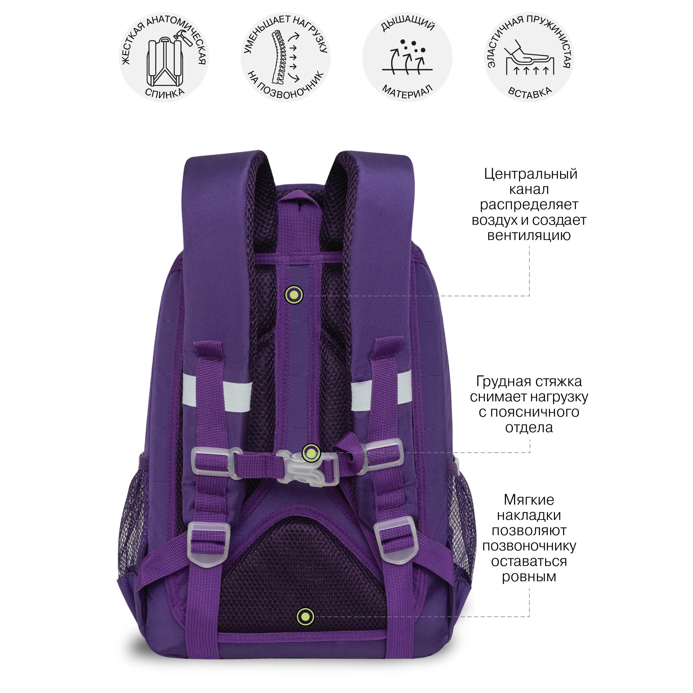 Рюкзак Grizzly для девочки - фото 8