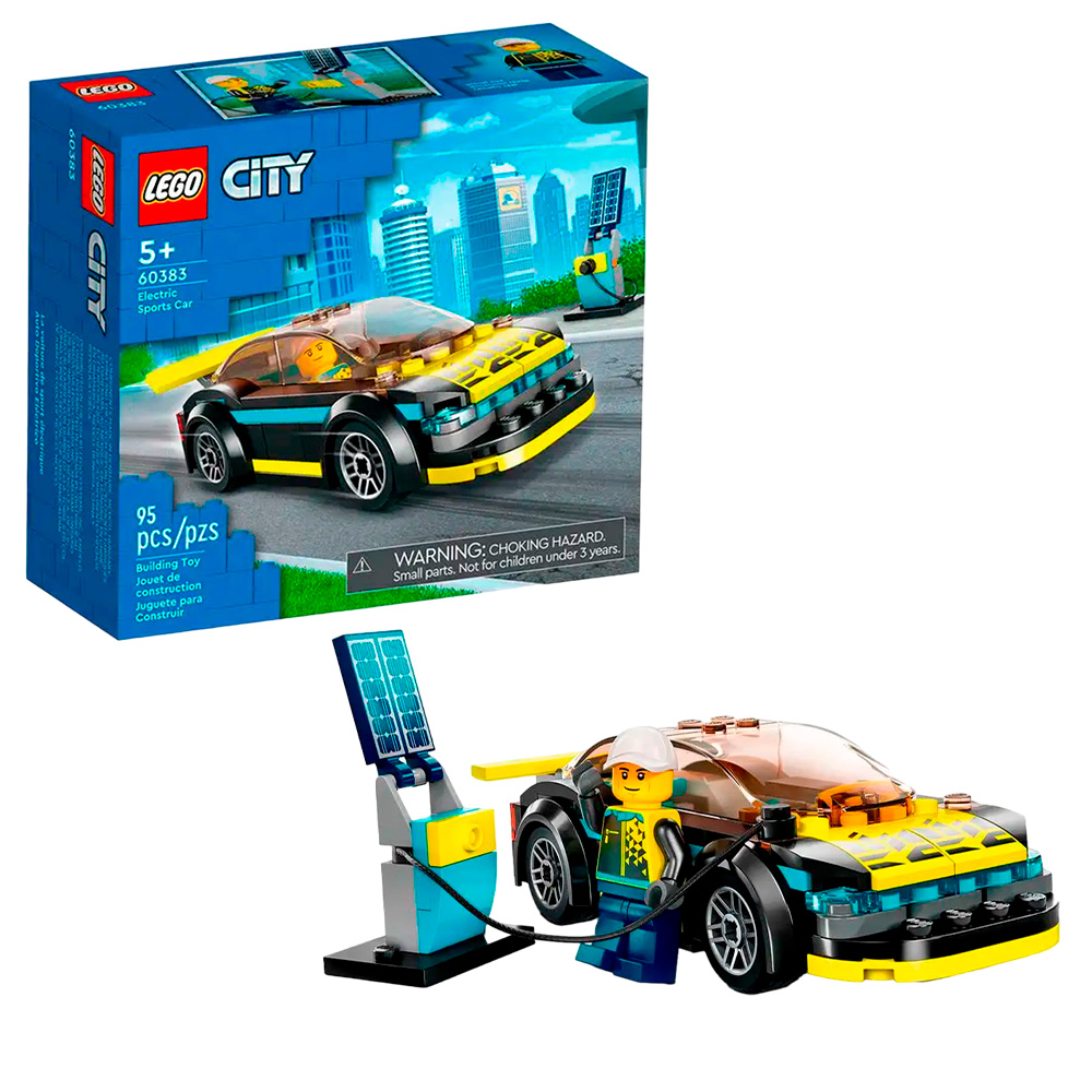 Конструктор LEGO City Спортивный электромобиль 95 дет. - фото 1