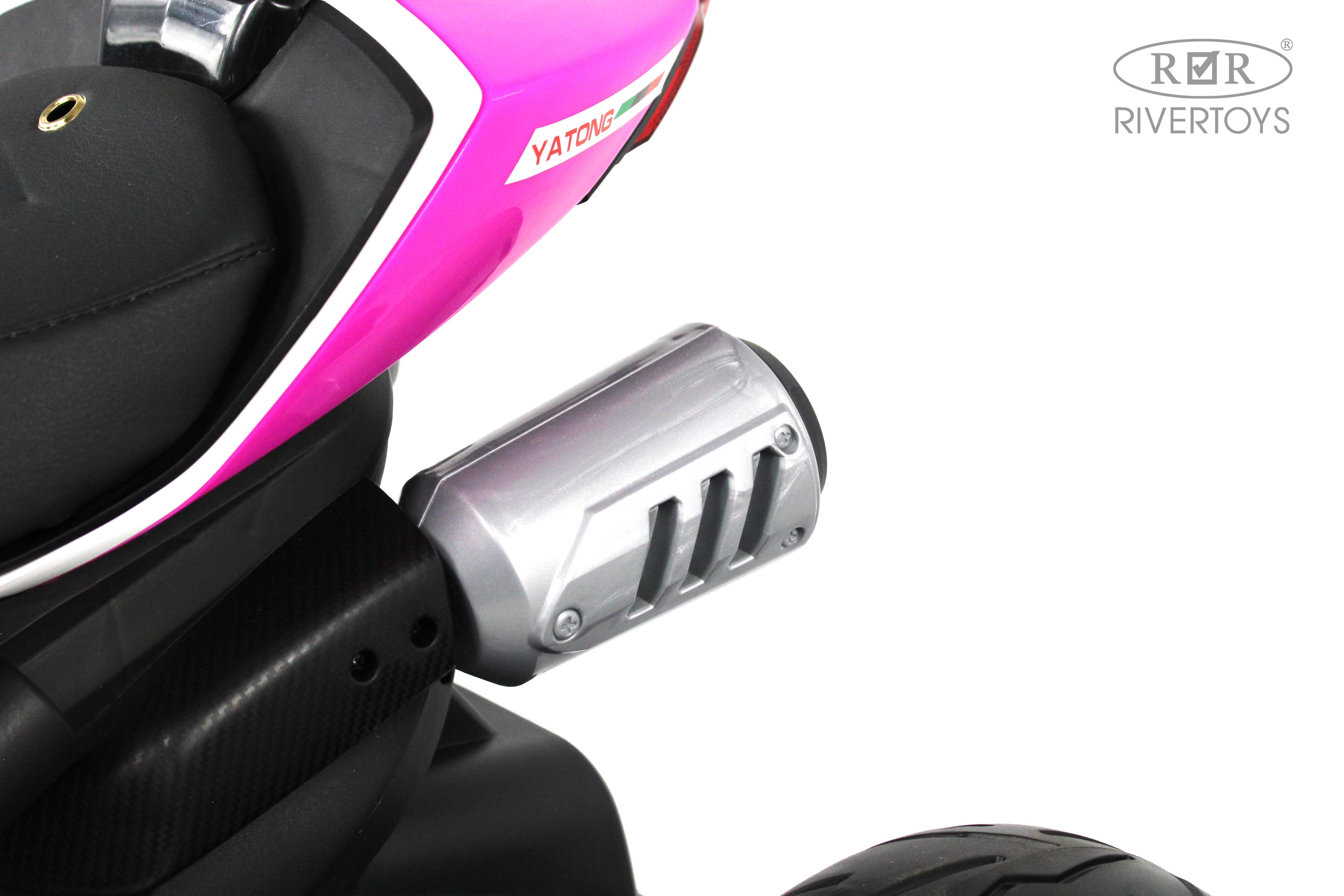 Электромобиль RIVERTOYS C005MC-PINK - фото 12