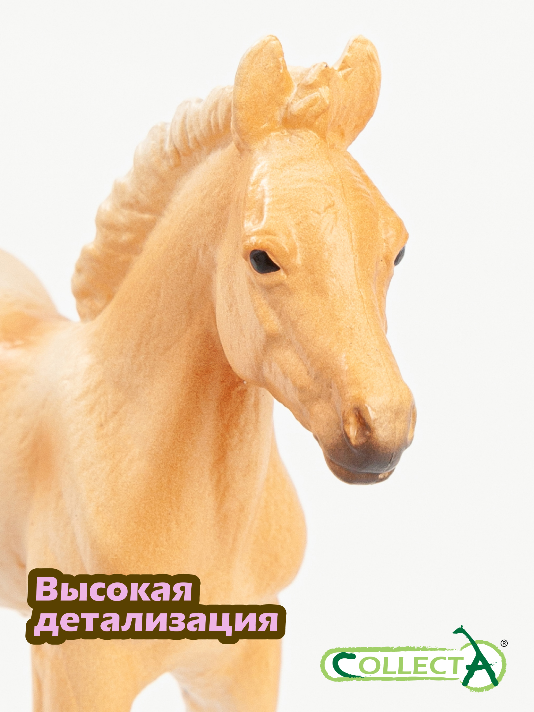 Фигурка Collecta Жеребёнок Пинто Паломино - фото 3