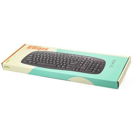Клавиатура беспроводная Perfeo ELLIPSE Multimedia USB чёрная