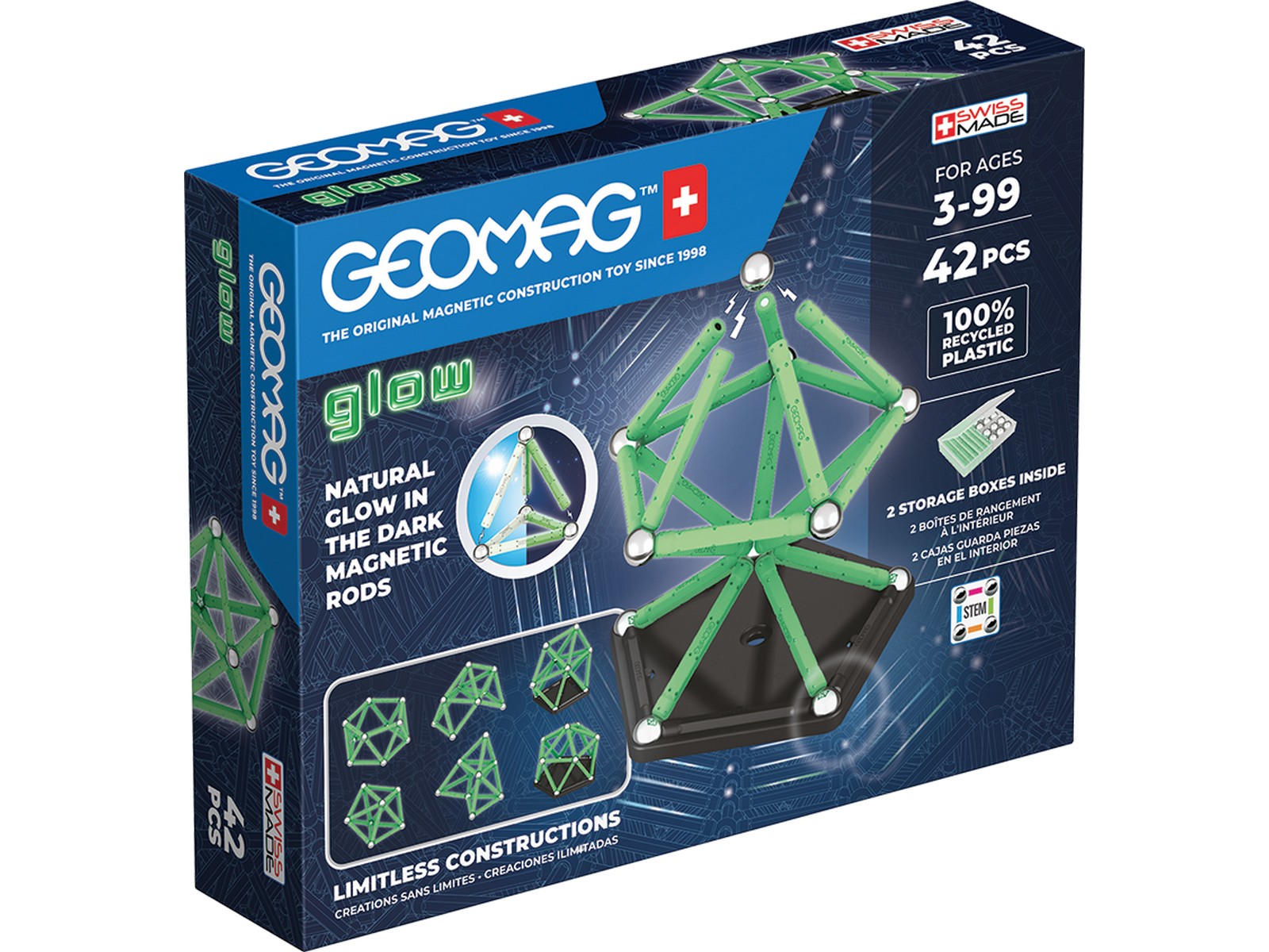 Конструктор Geomag магнитный 42 дет. - фото 4