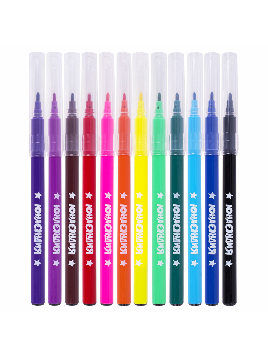 Фломастеры Юнландия 12 шт. - фото 12