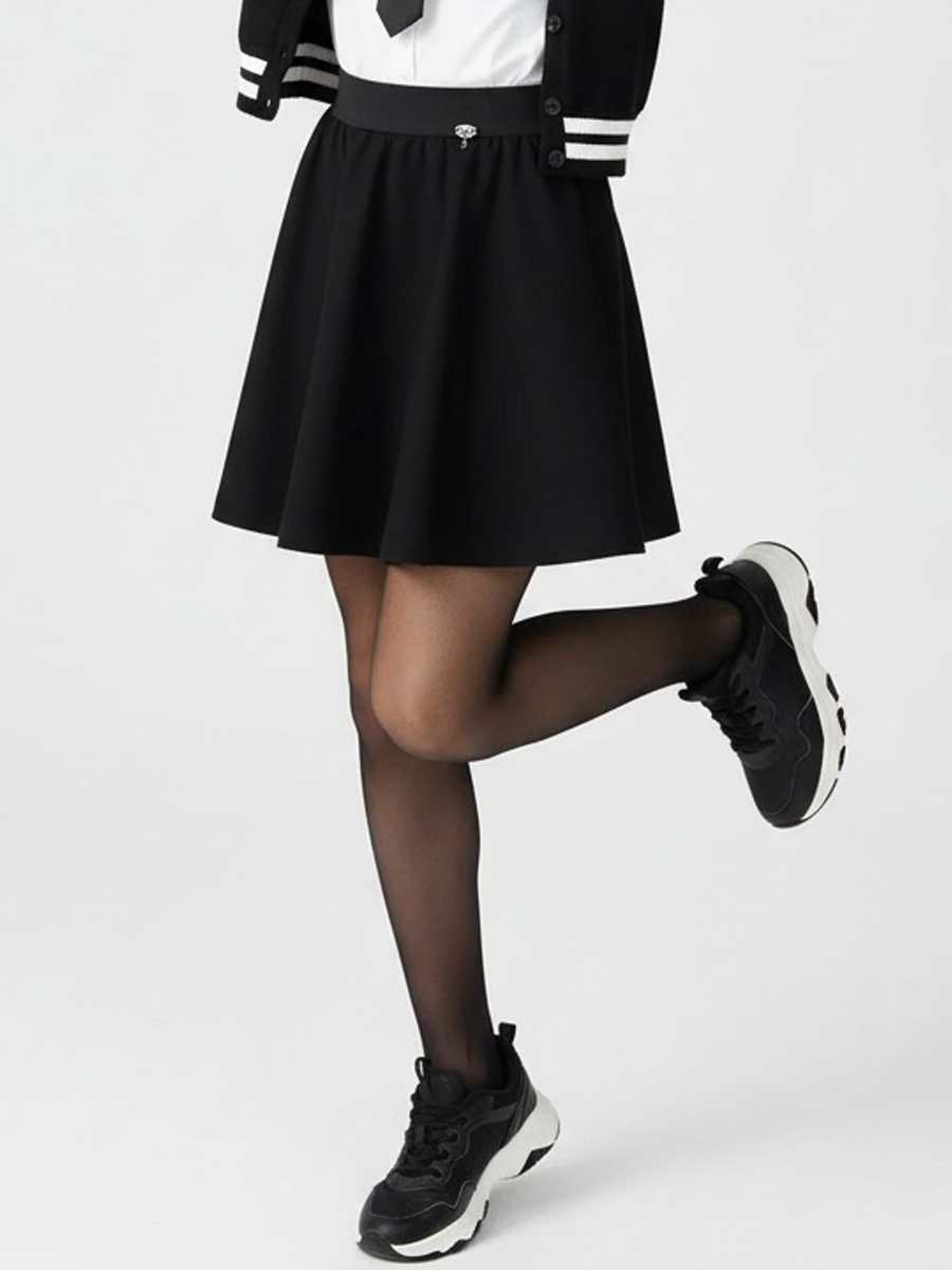 Изображение товара Юбка Персона Junior 134 короткая синяя полусолнце школьная подростковая