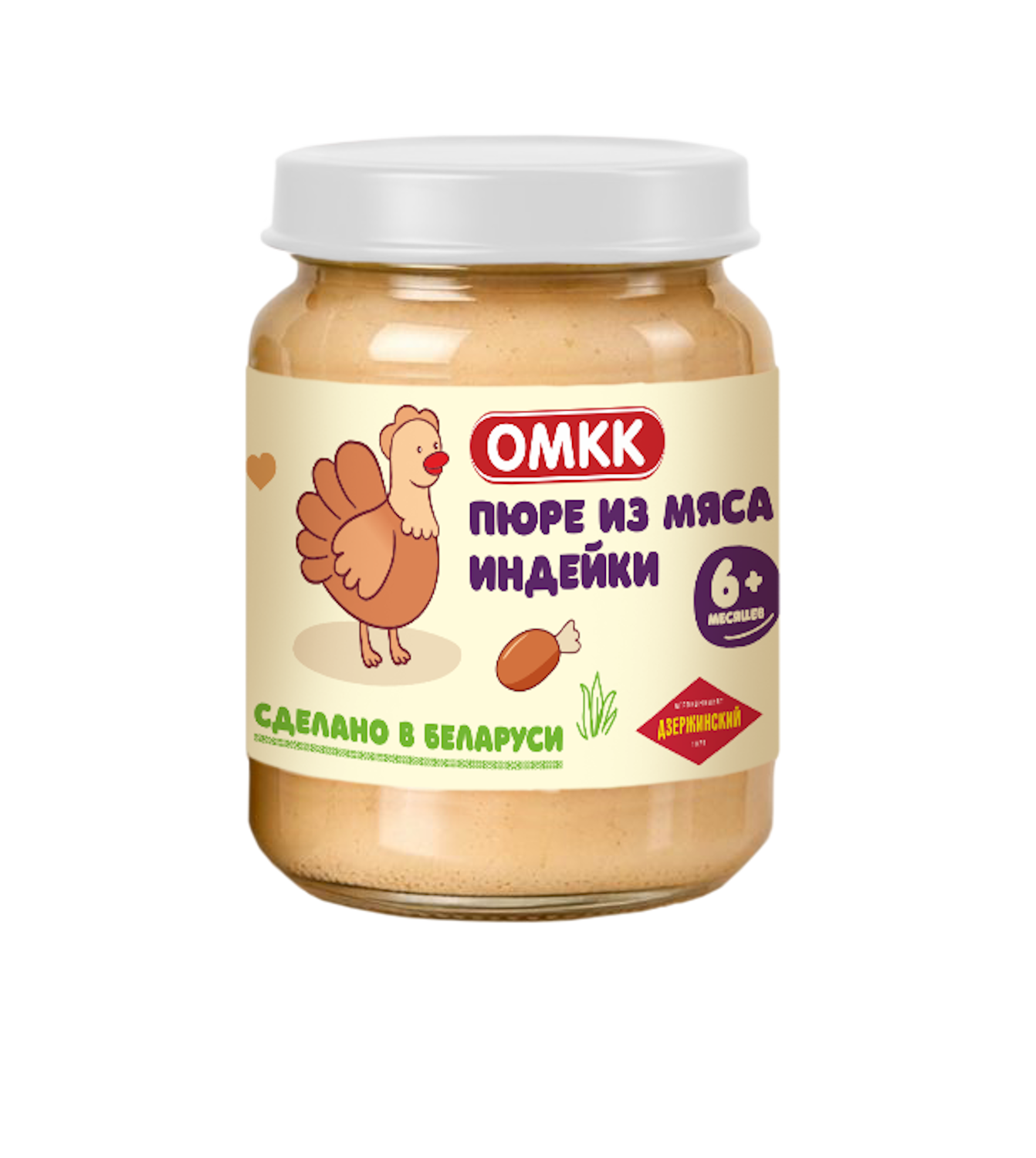 Готовый обед ОМКК Индейка с 6 мес 90 г - фото 1