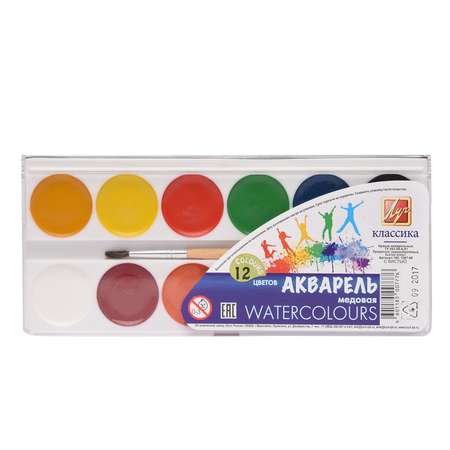 Краски акварель Луч 12 цв.