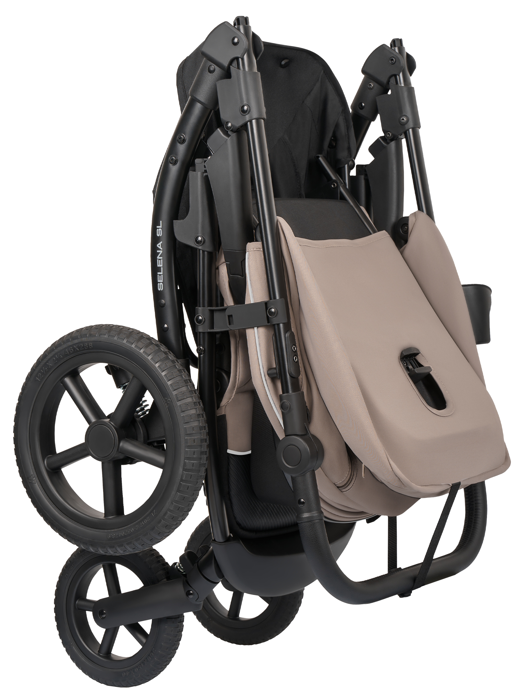 Коляска прогулочная JOVOLA Selena SL, всесезонная бежевый - фото 44
