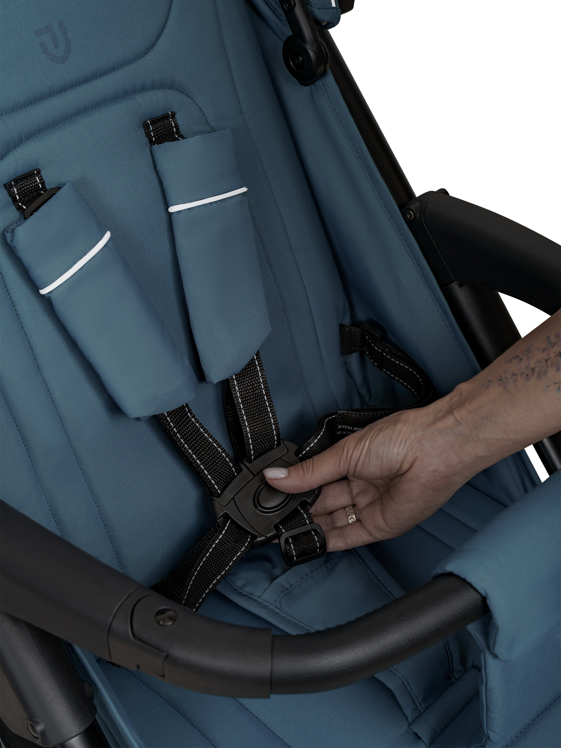 Коляска прогулочная JOVOLA Selena SL, всесезонная синий - фото 42