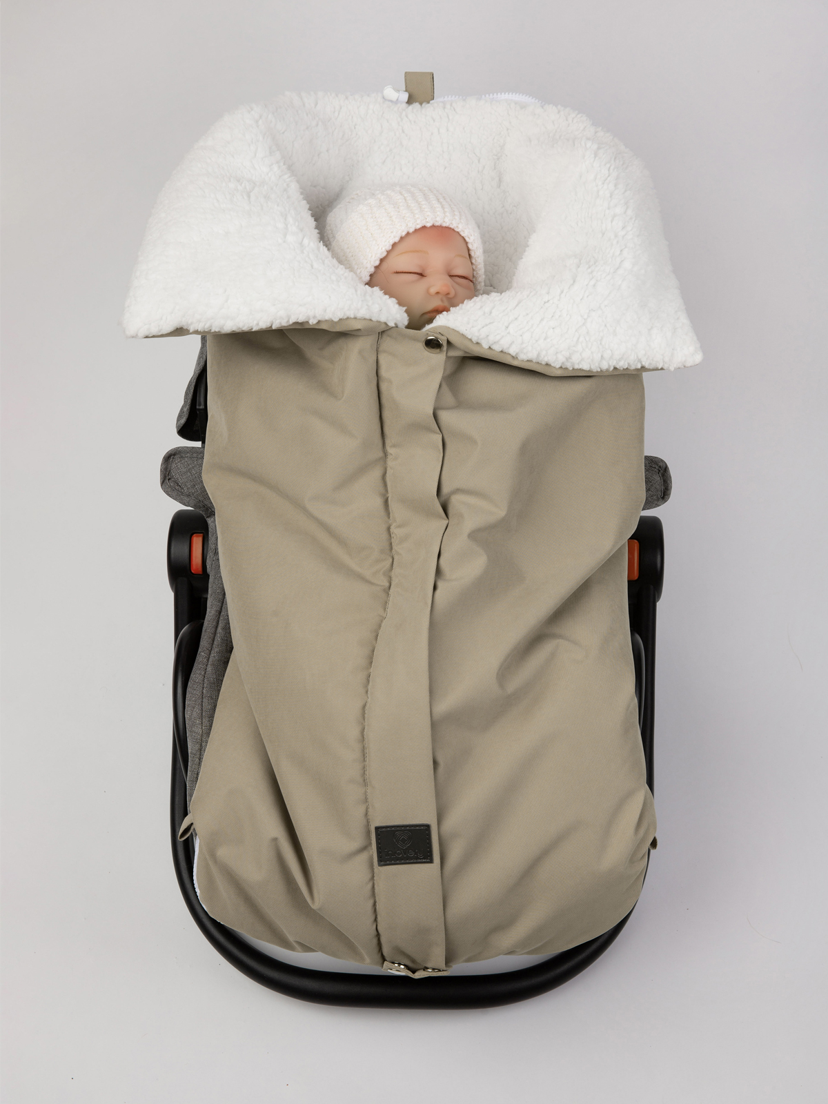 Конверт в коляску inlovery Нортес бежевый - фото 8