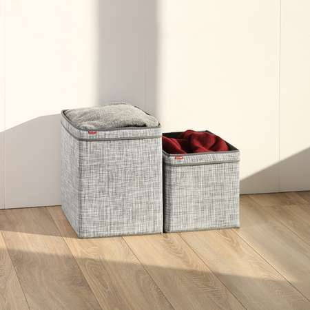 Корзина для хранения с ручками CASY HOME 30х30х30см ВА-044