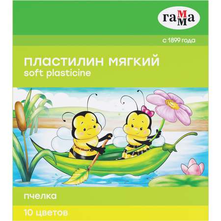 Пластилин ГАММА 10 цв.