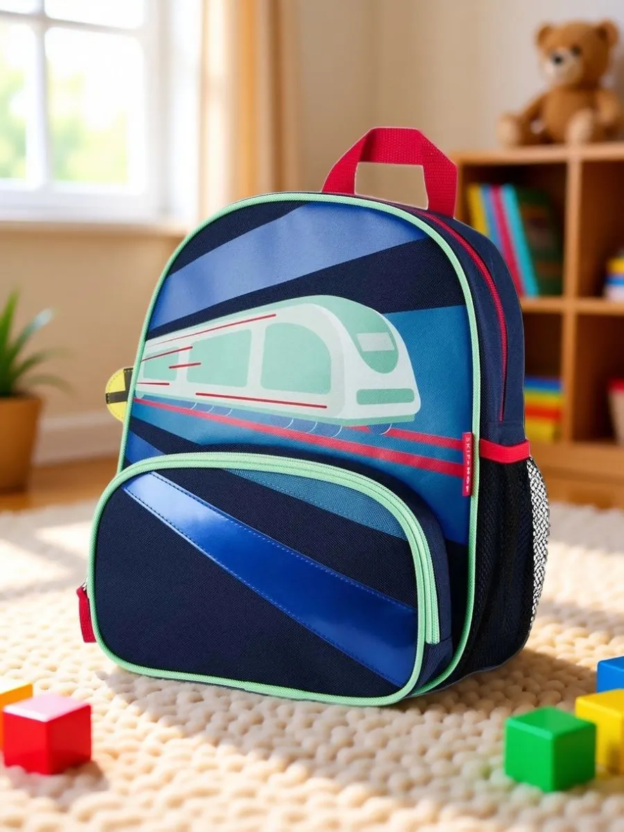 Изображение товара Детский рюкзак Skip Hop Поезд для дошкольников с вместительным отделением Изображение товара Детский рюкзак Skip Hop Поезд для дошкольников с вместительным отделением