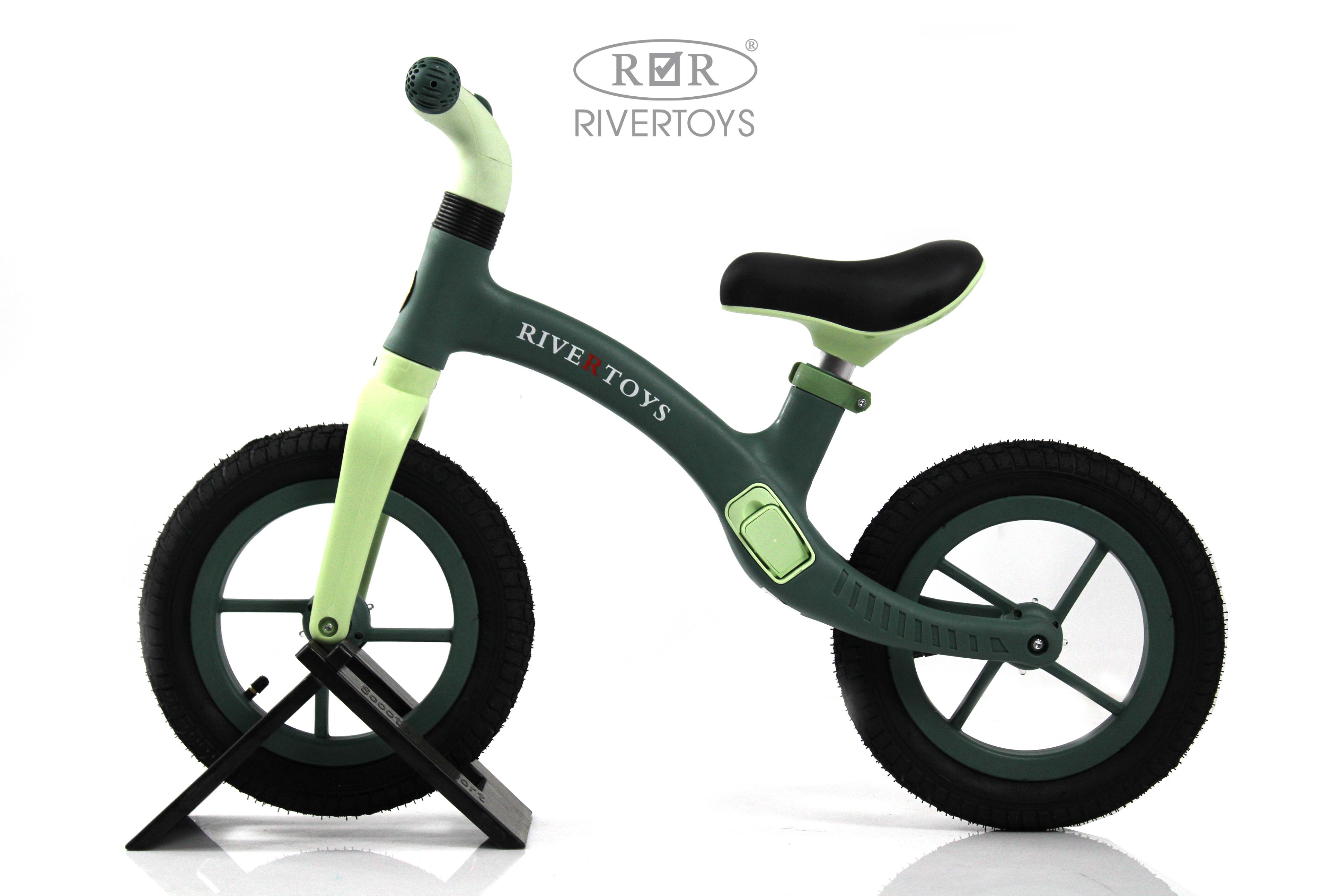 Двухколесный беговел RIVERTOYS 12 дюймов - фото 3