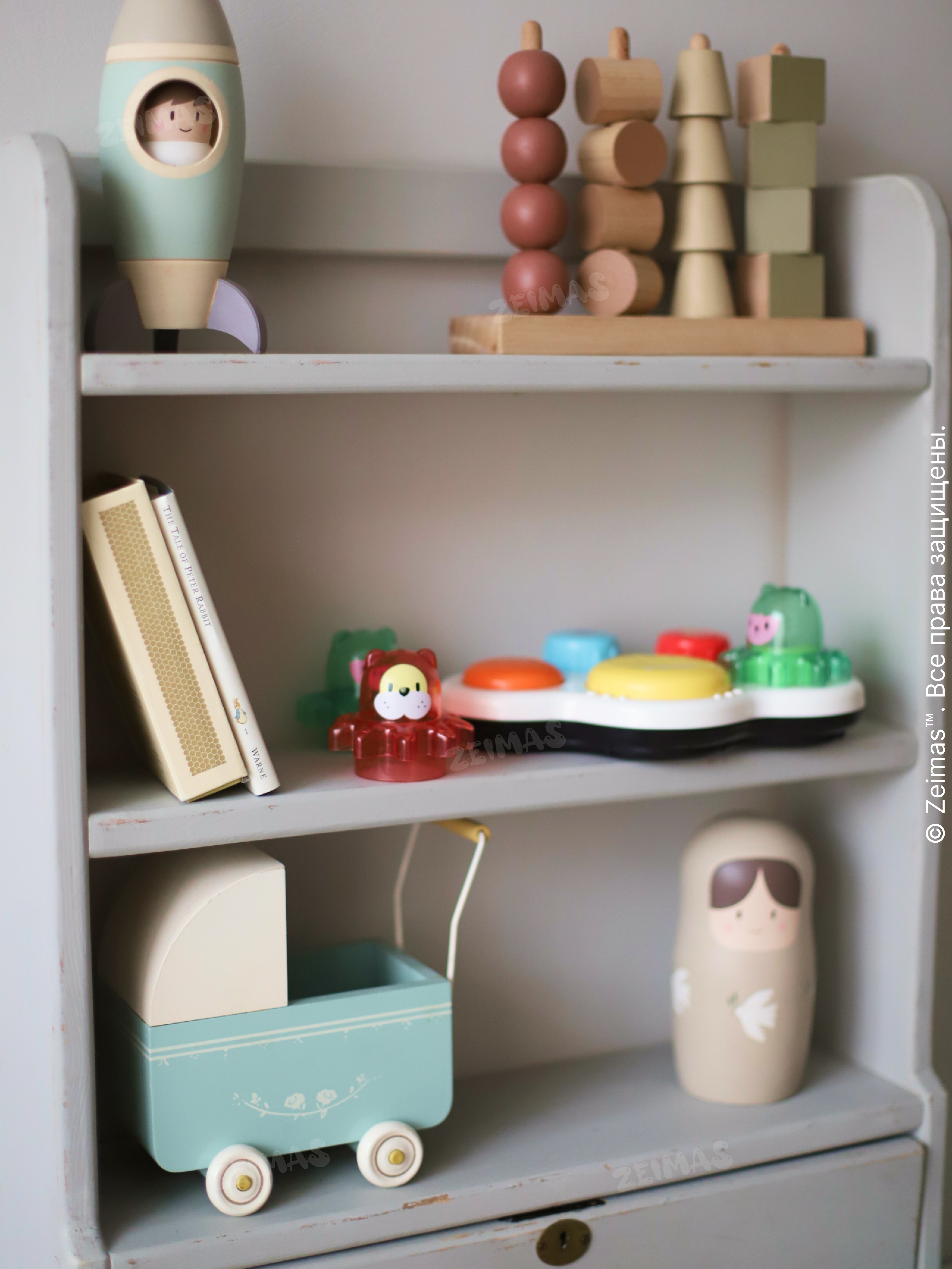 Игрушка Zeimas развивающий центр Барабан Мишки в ассортименте - фото 18