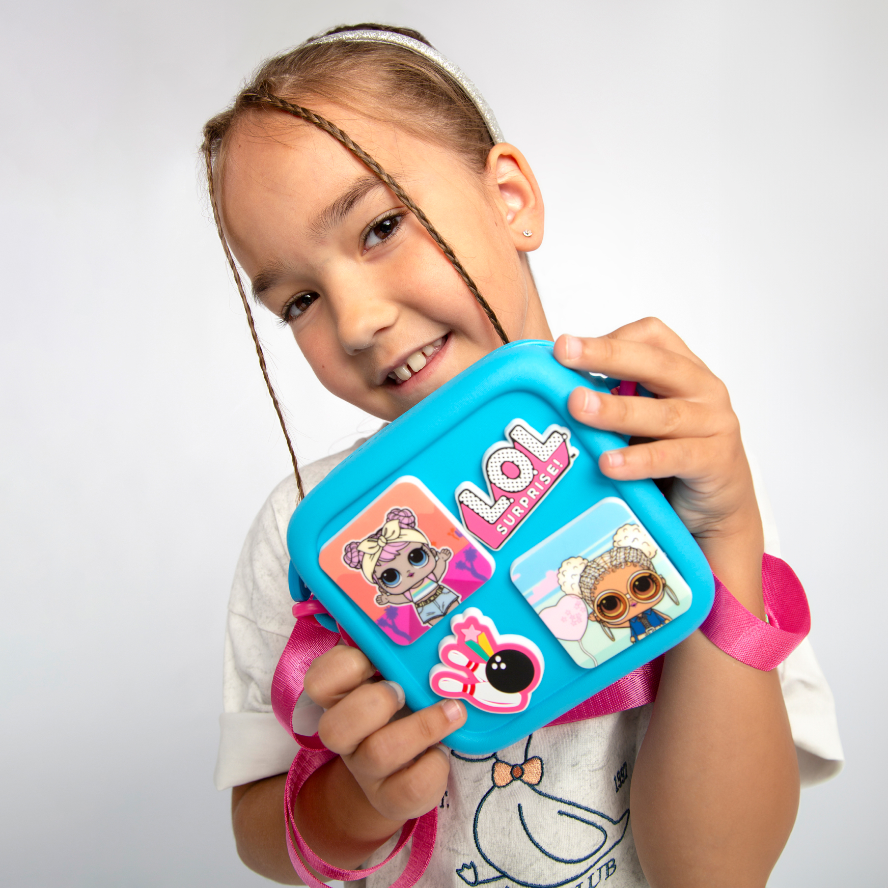 Сумка L.O.L. Surprise! голубая квадратная+джиббитсы - фото 13