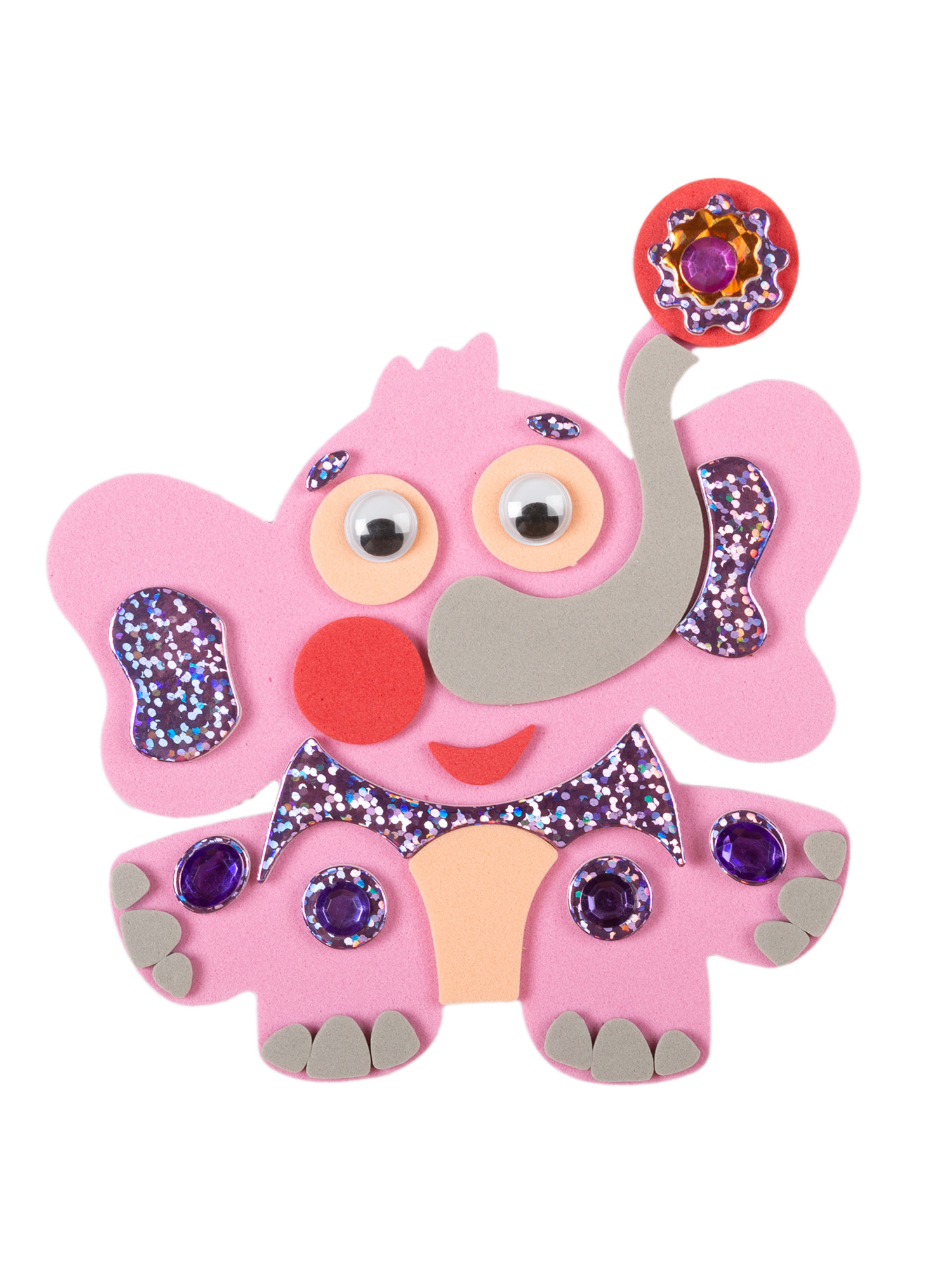 Набор для творчества Дрофа-Медиа аппликация Слон Жираф - фото 6