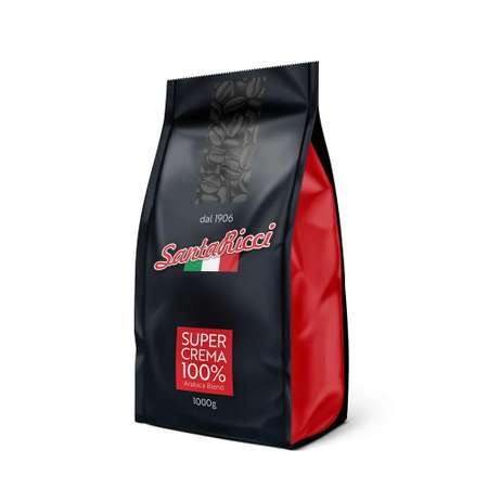 Кофе в зернах Santa Ricci Super Crema 1 кг 1000 гр