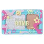 Палетка теней для век Beauty Bomb Double Eyeshadow Palette двойная 01 матовые и сияющие оттенки 3.4г