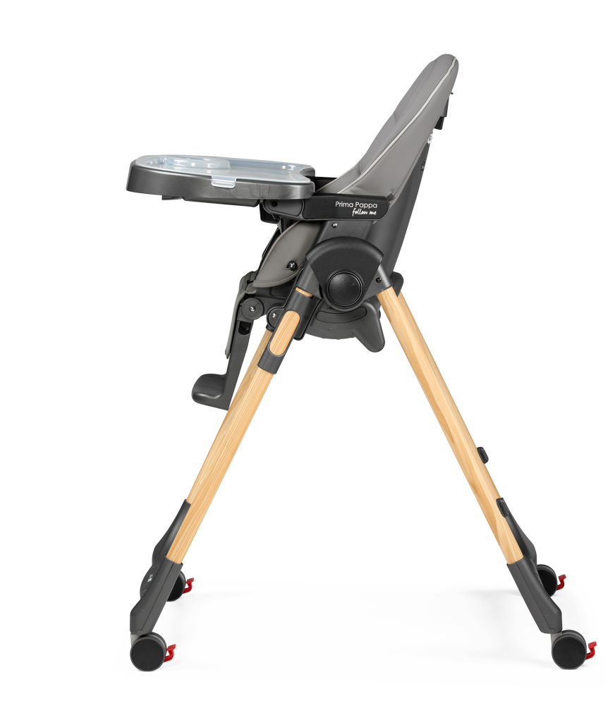 Стульчик для кормления Peg-Perego Prima Pappa Follow Me серый - фото 19