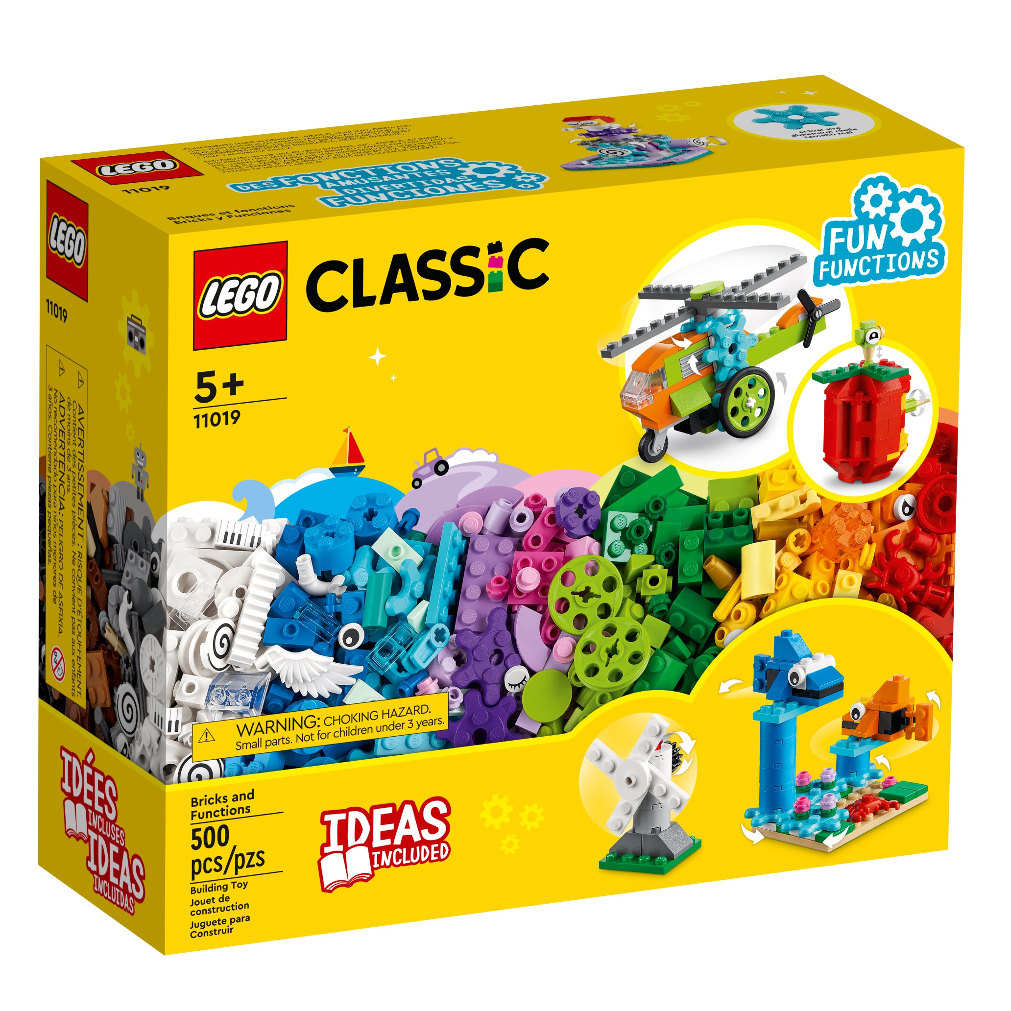 Конструктор LEGO Classic Кубики и функции 500 дет. - фото 3